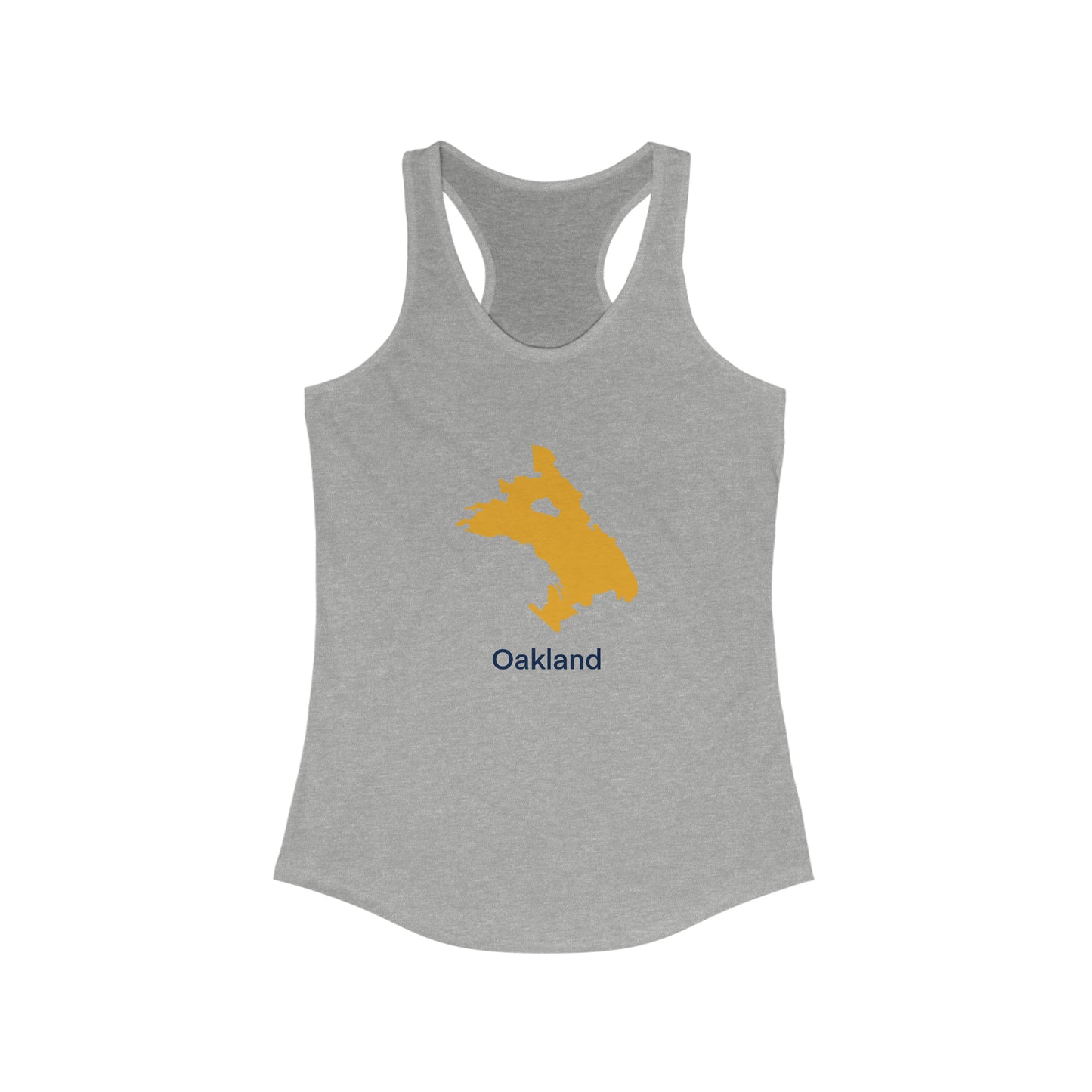 Chicago in Yellow Women's Ideal Racerback Tank