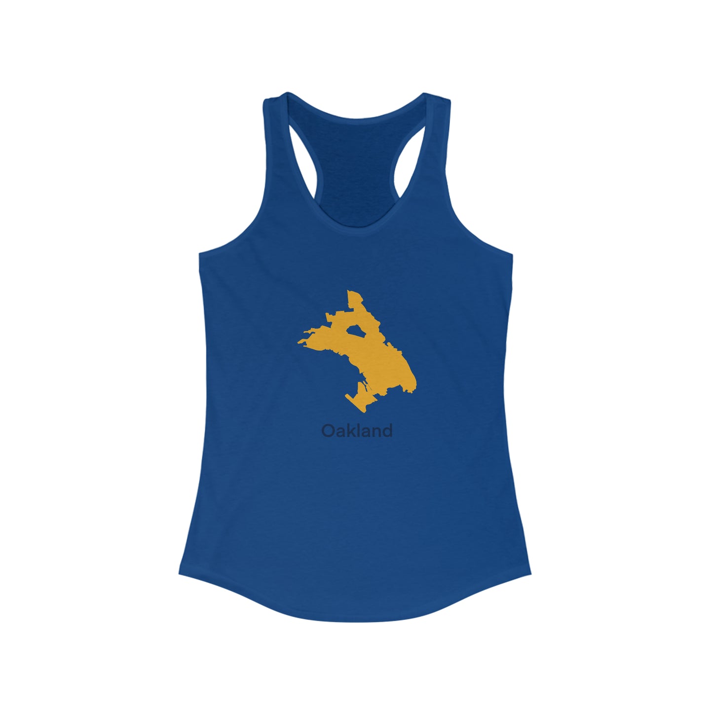 Chicago in Yellow Women's Ideal Racerback Tank