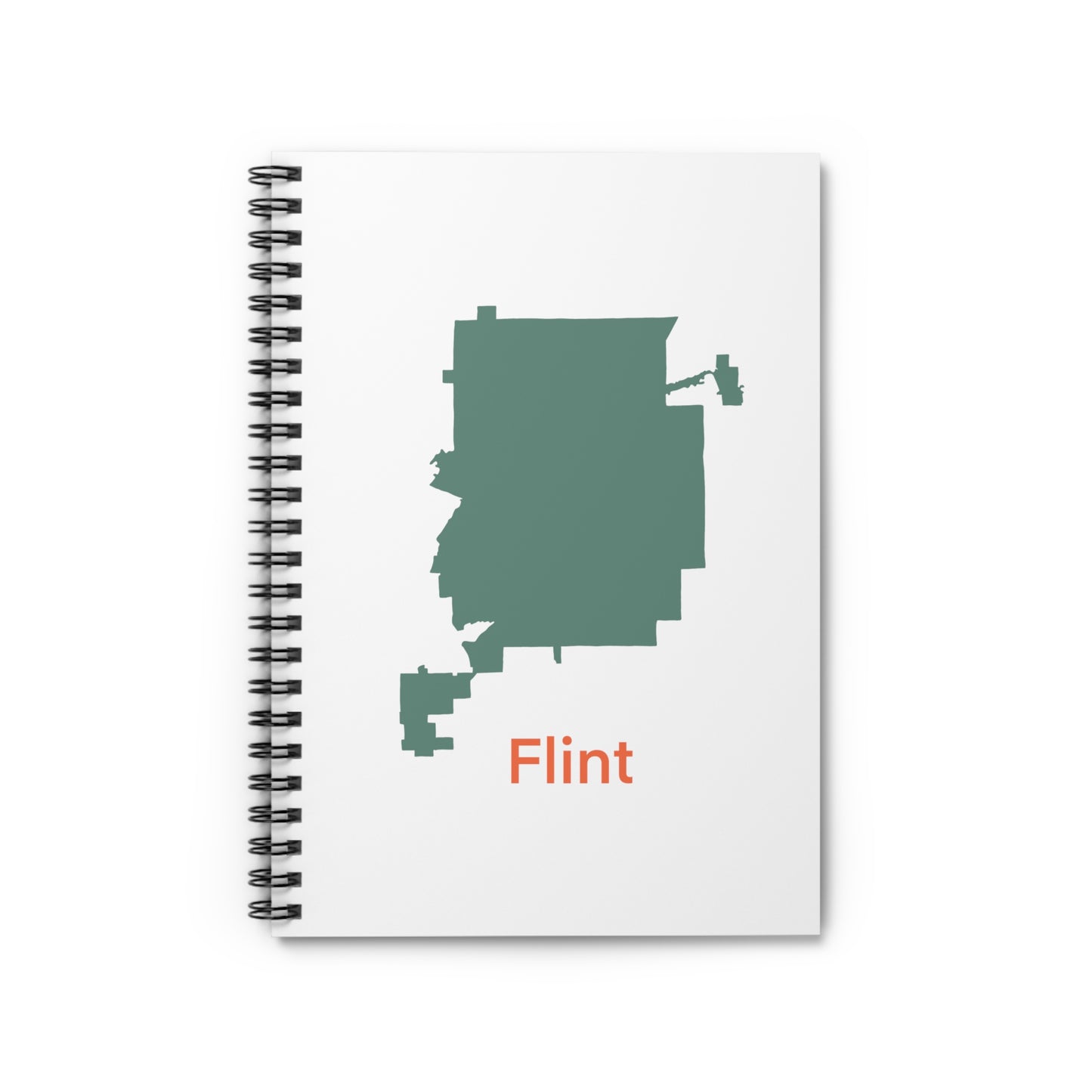 Flint in Mint Green Spiral Notebook - Ruled Line
