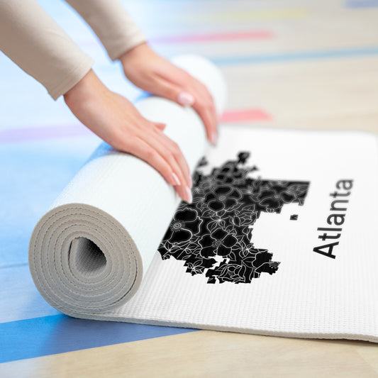 Foam Yoga Mat Atlanta Black Blossom