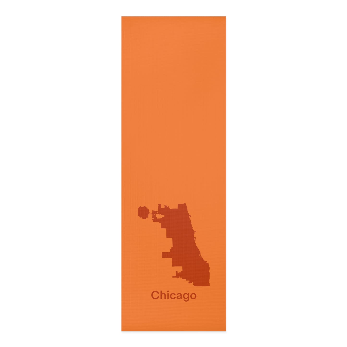 Orange Foam Yoga Mat - Chicago Burnt Orange