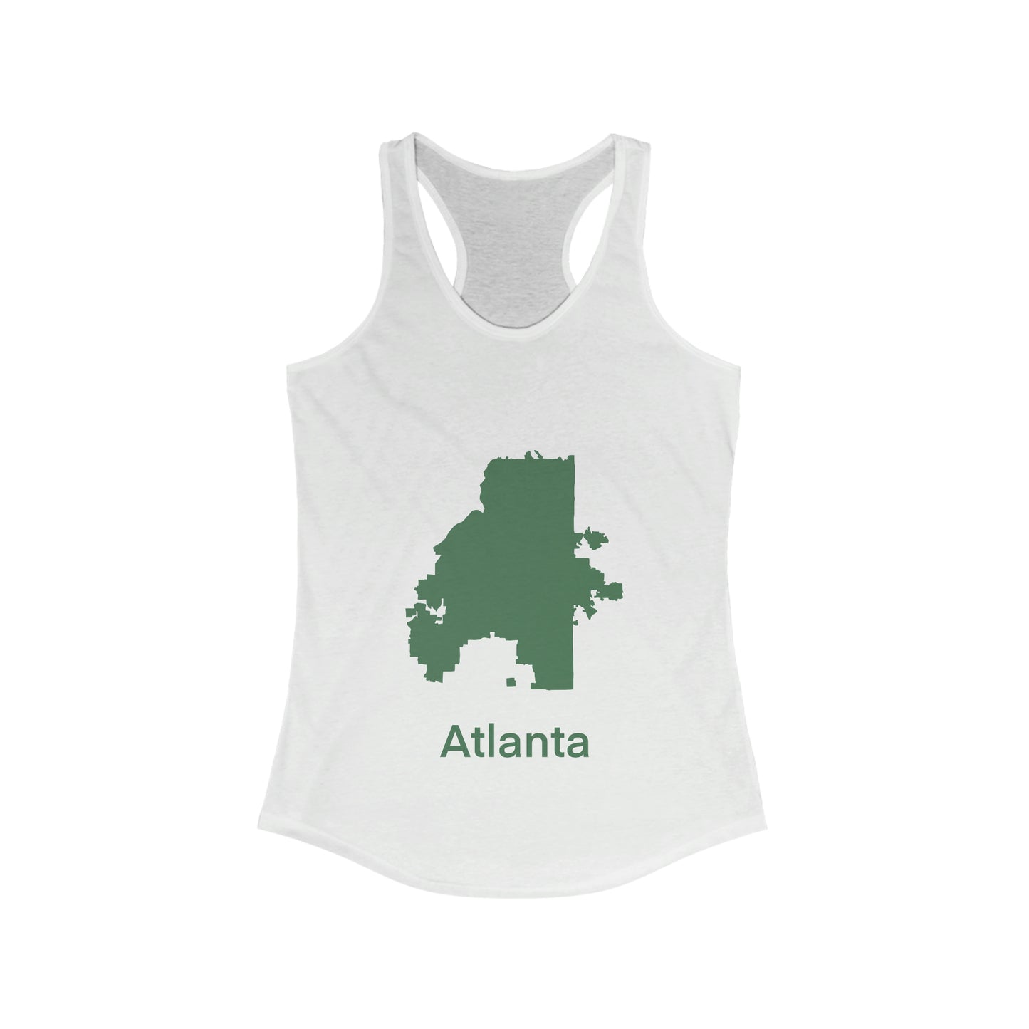 Atlanta Green Mint Women's Ideal Racerback Tank