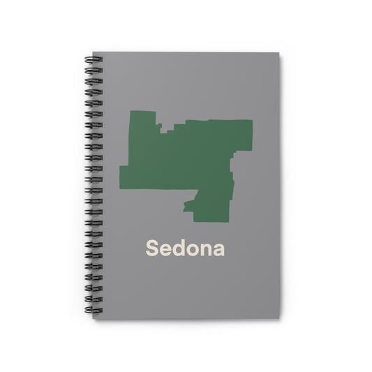 Sedona in Green Spiral Notebook - Ruled Line