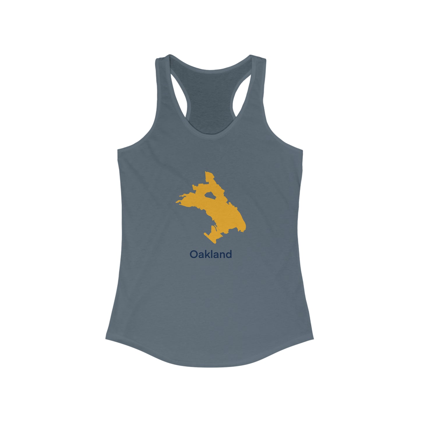 Chicago in Yellow Women's Ideal Racerback Tank