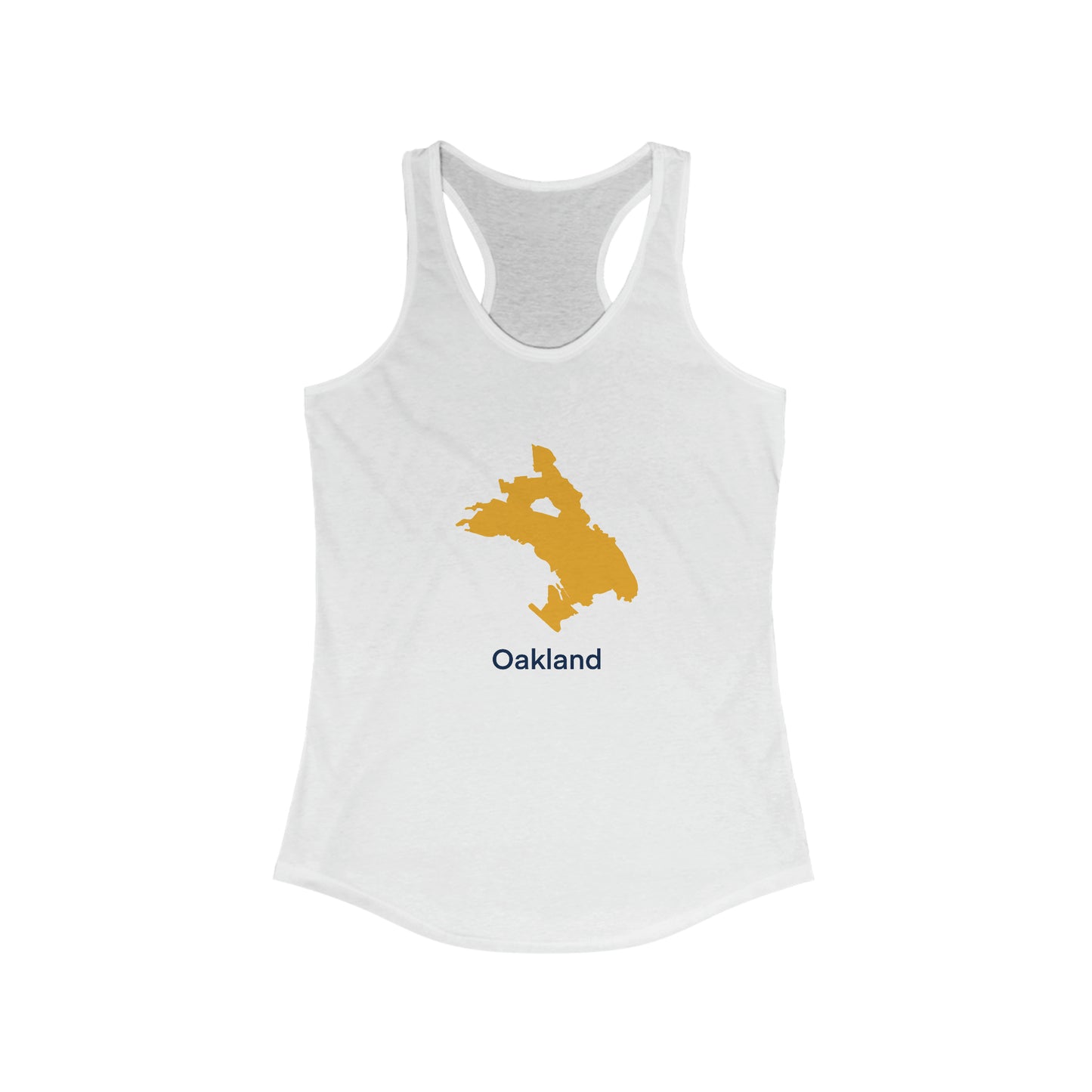 Chicago in Yellow Women's Ideal Racerback Tank
