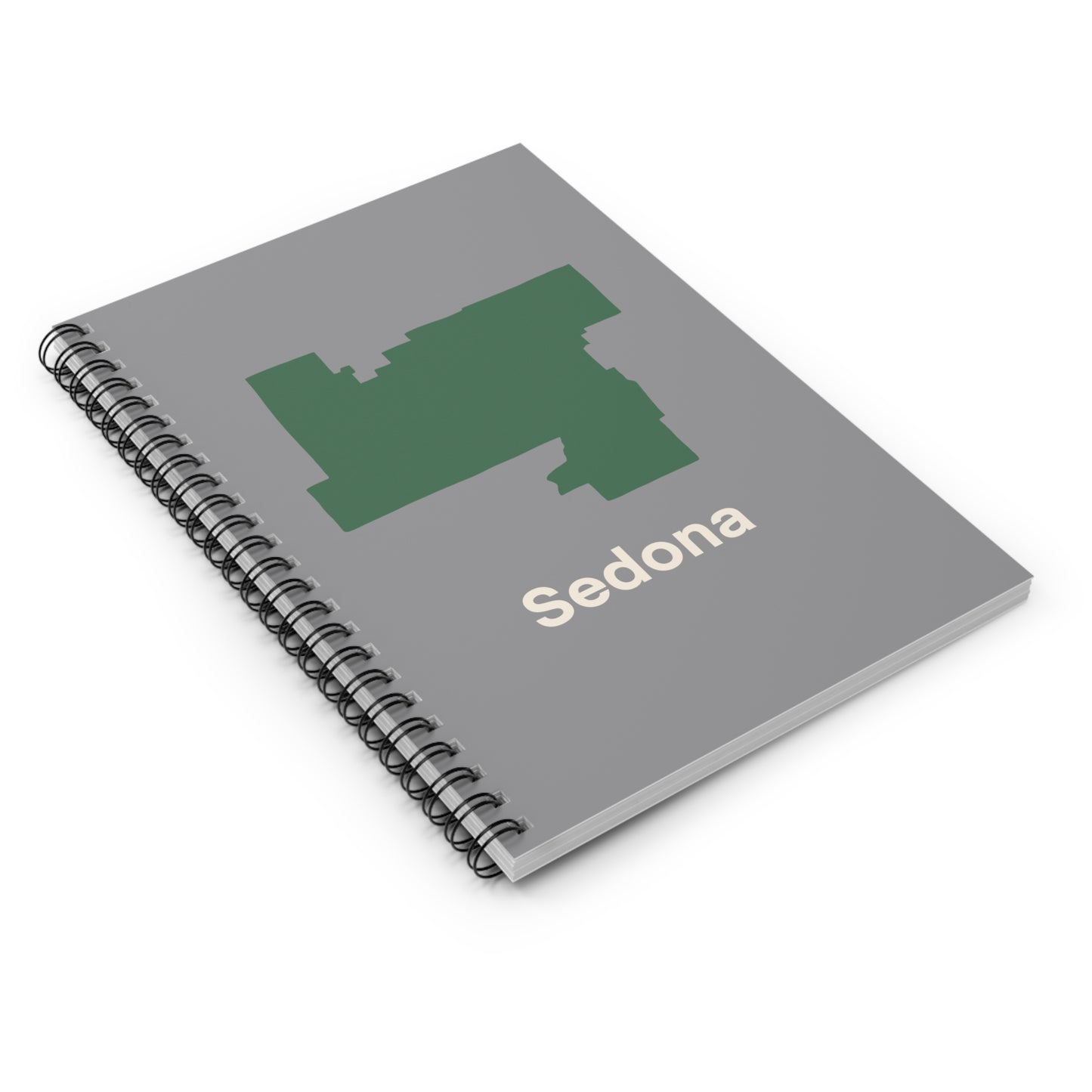 Sedona in Green Spiral Notebook - Ruled Line