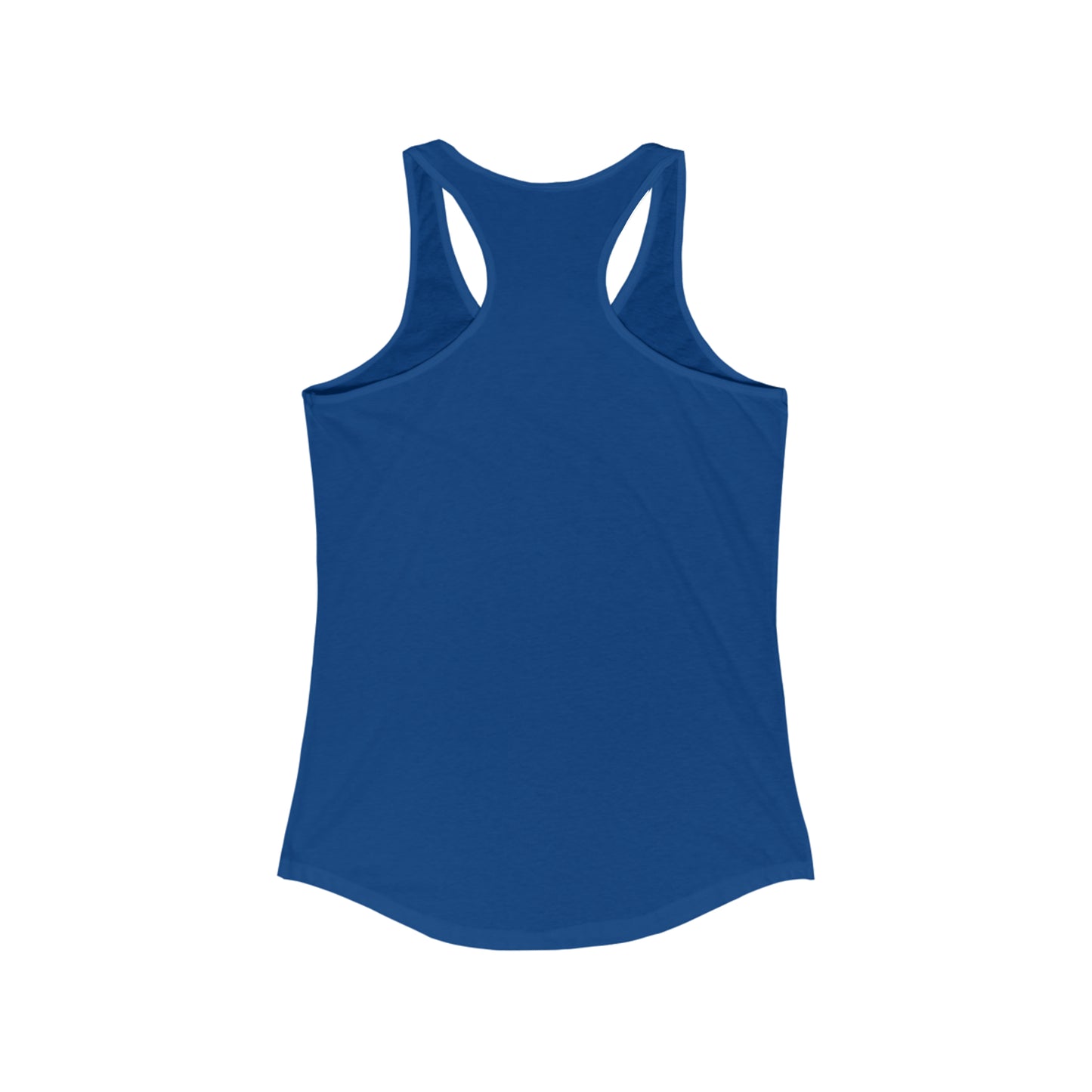 Detroit in Blue Women's Ideal Racerback Tank