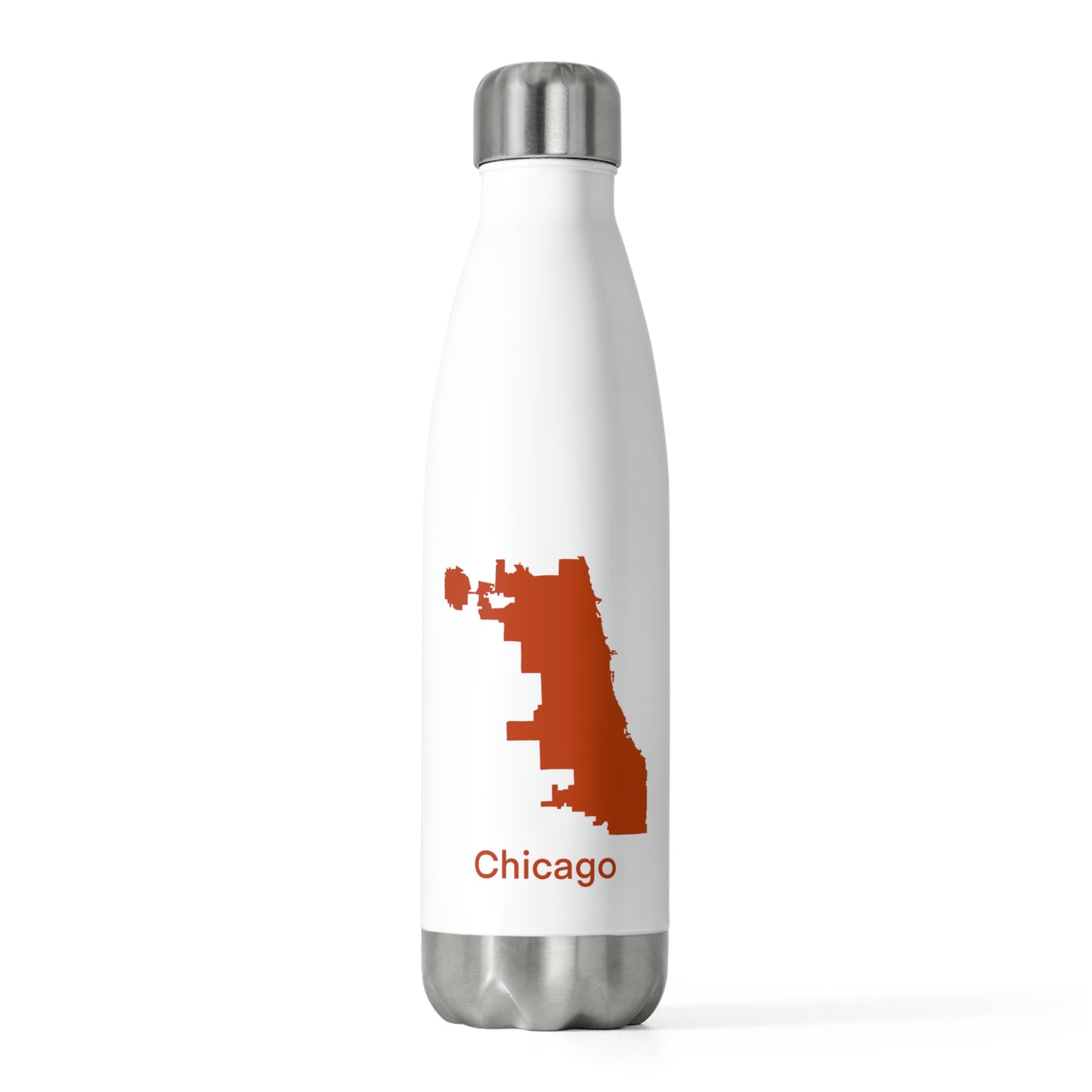 Chicago Orange Red 20oz Insulated Bottle