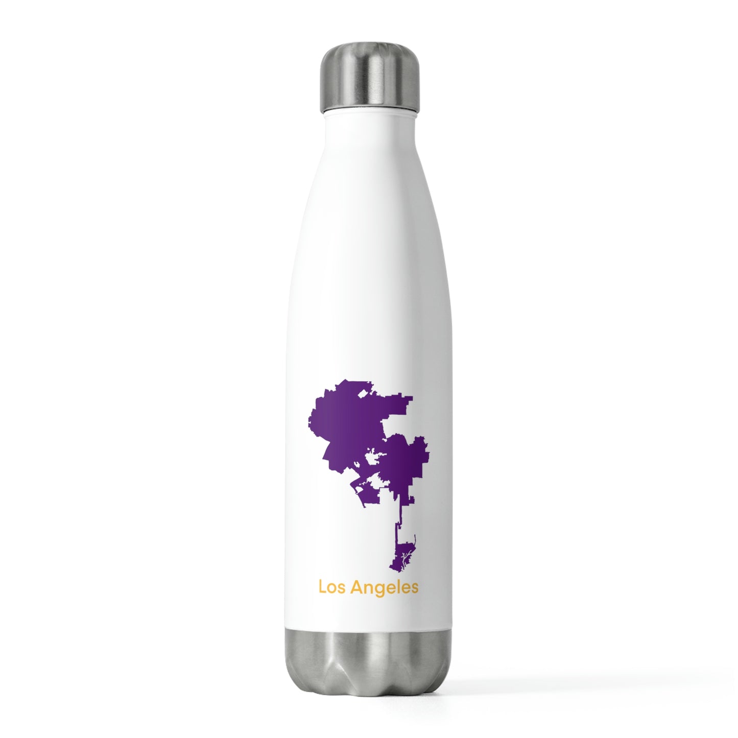 Los Angeles Purple and Yellow 20oz Insulated Bottle