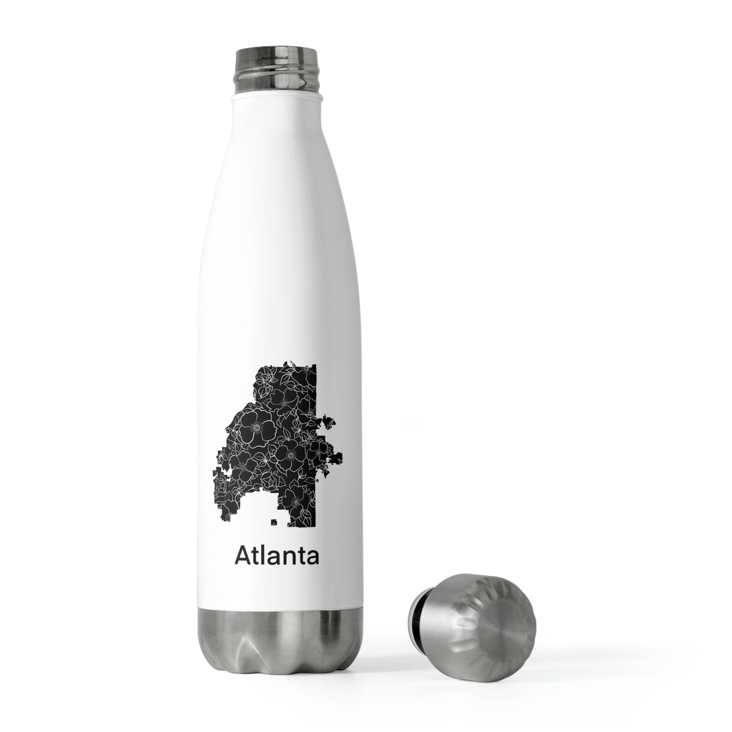 Flowering Atlanta Black 20oz Insulated Bottle