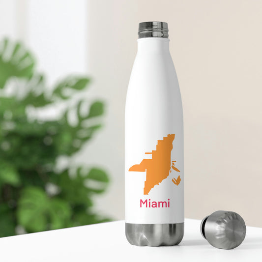 Miami Orange and Hot Pink 20oz Insulated Bottle
