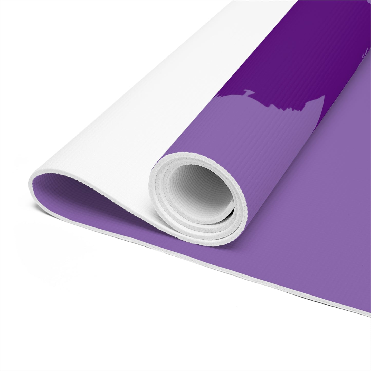 Purple Foam Yoga Mat - Los Angeles Purple Yellow
