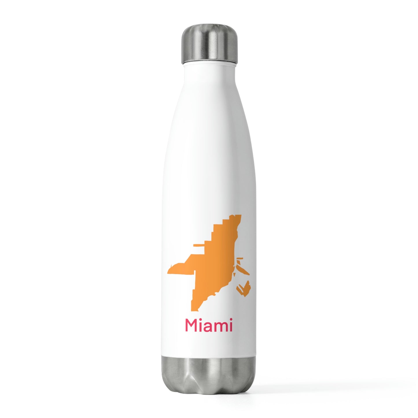 Miami Orange and Hot Pink 20oz Insulated Bottle