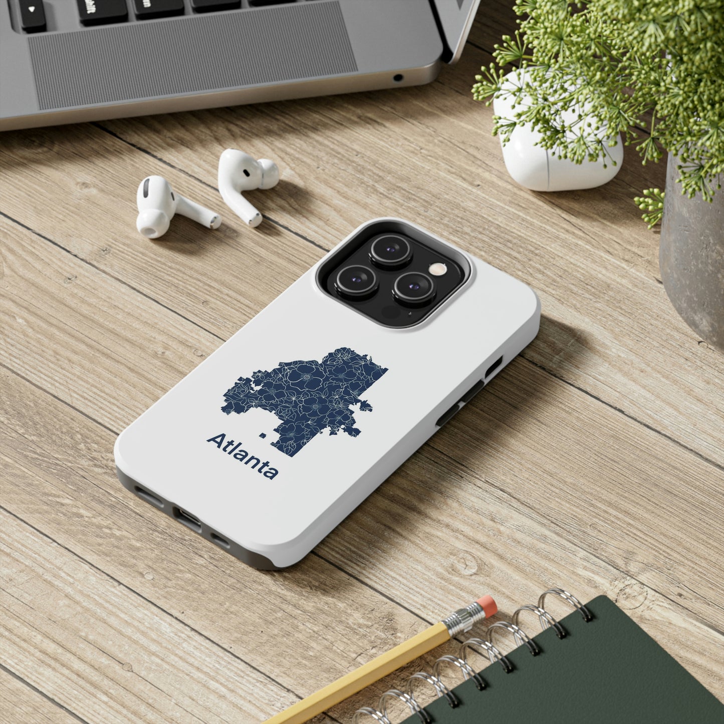 Flowering Atlanta Tough Phone Case-Mate