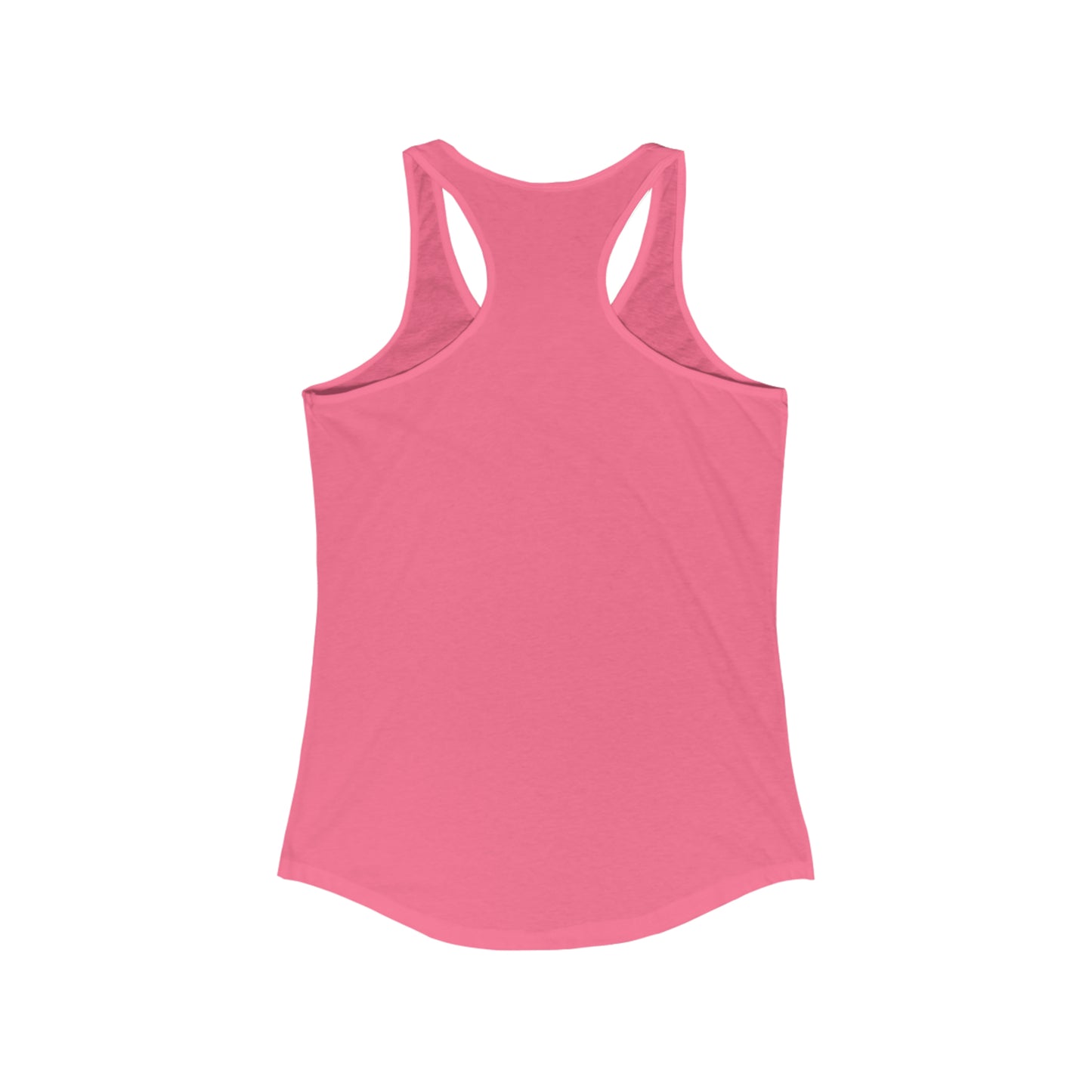 Miami Orange Hot Pink Women's Ideal Racerback Tank