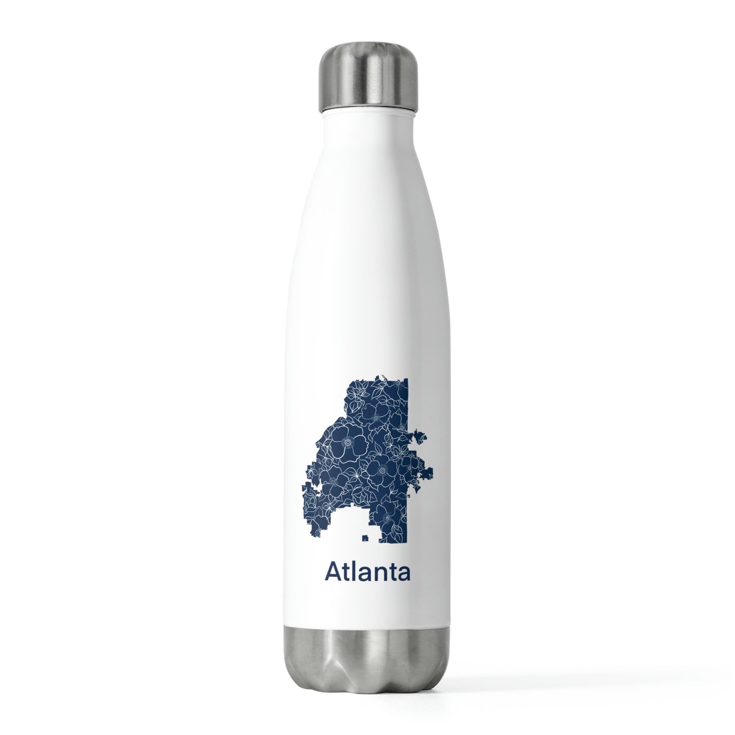 Flowering Atlanta Blue 20oz Insulated Bottle