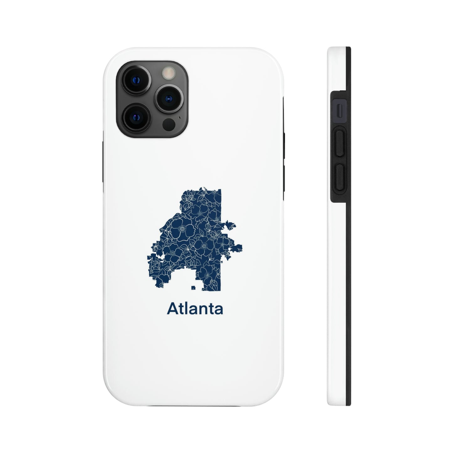 Atlanta Flowers Tough Phone Cases, Case-Mate