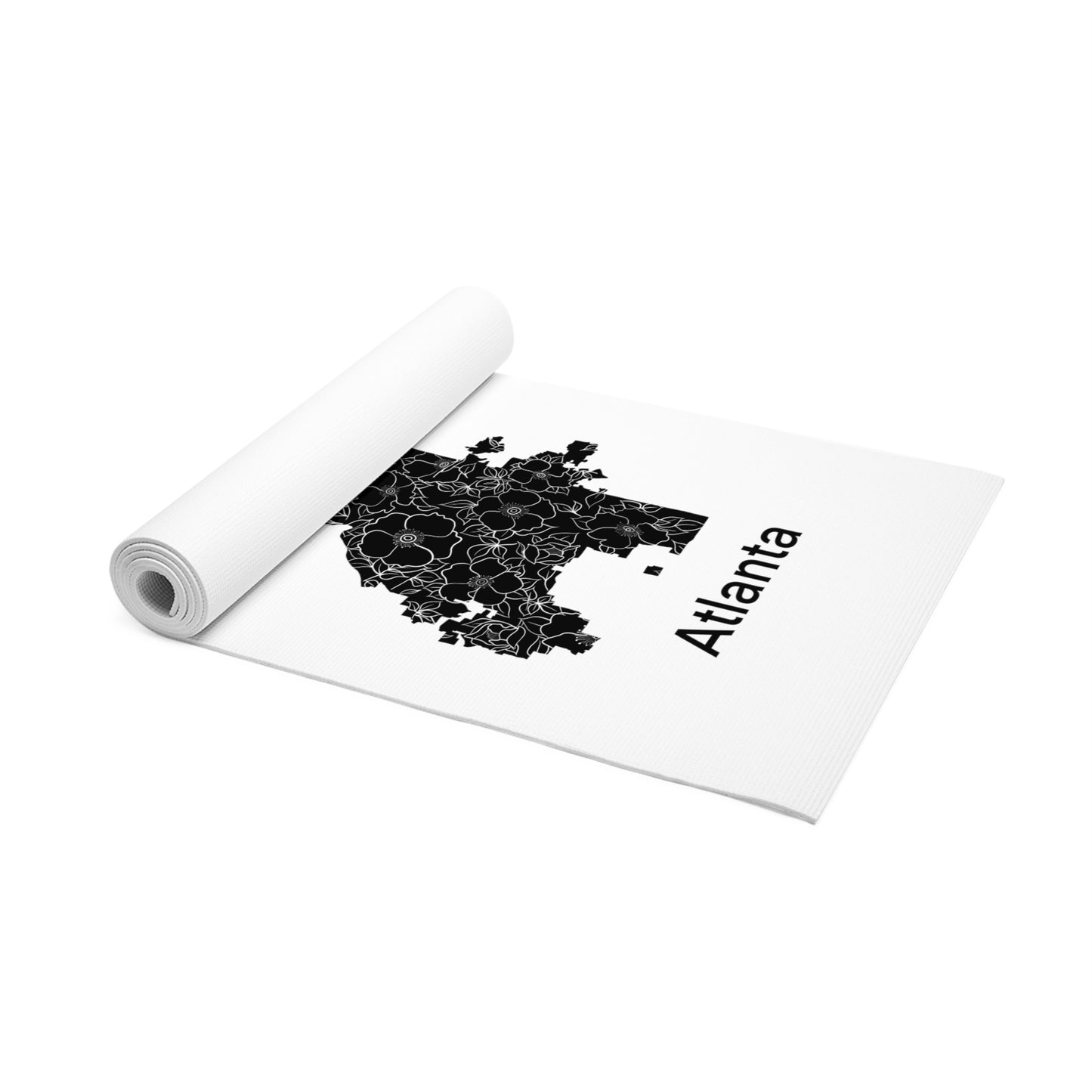 Foam Yoga Mat Atlanta Black Blossom