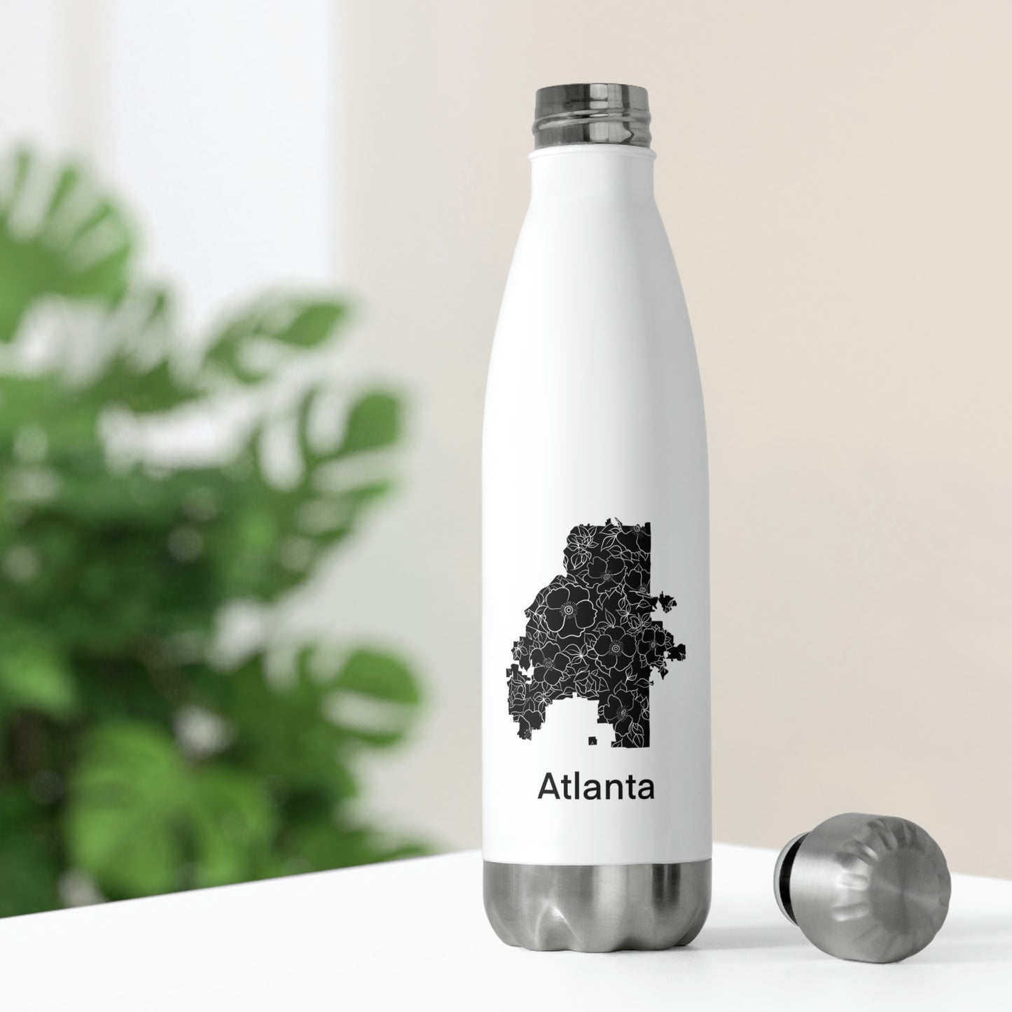 Flowering Atlanta Black 20oz Insulated Bottle