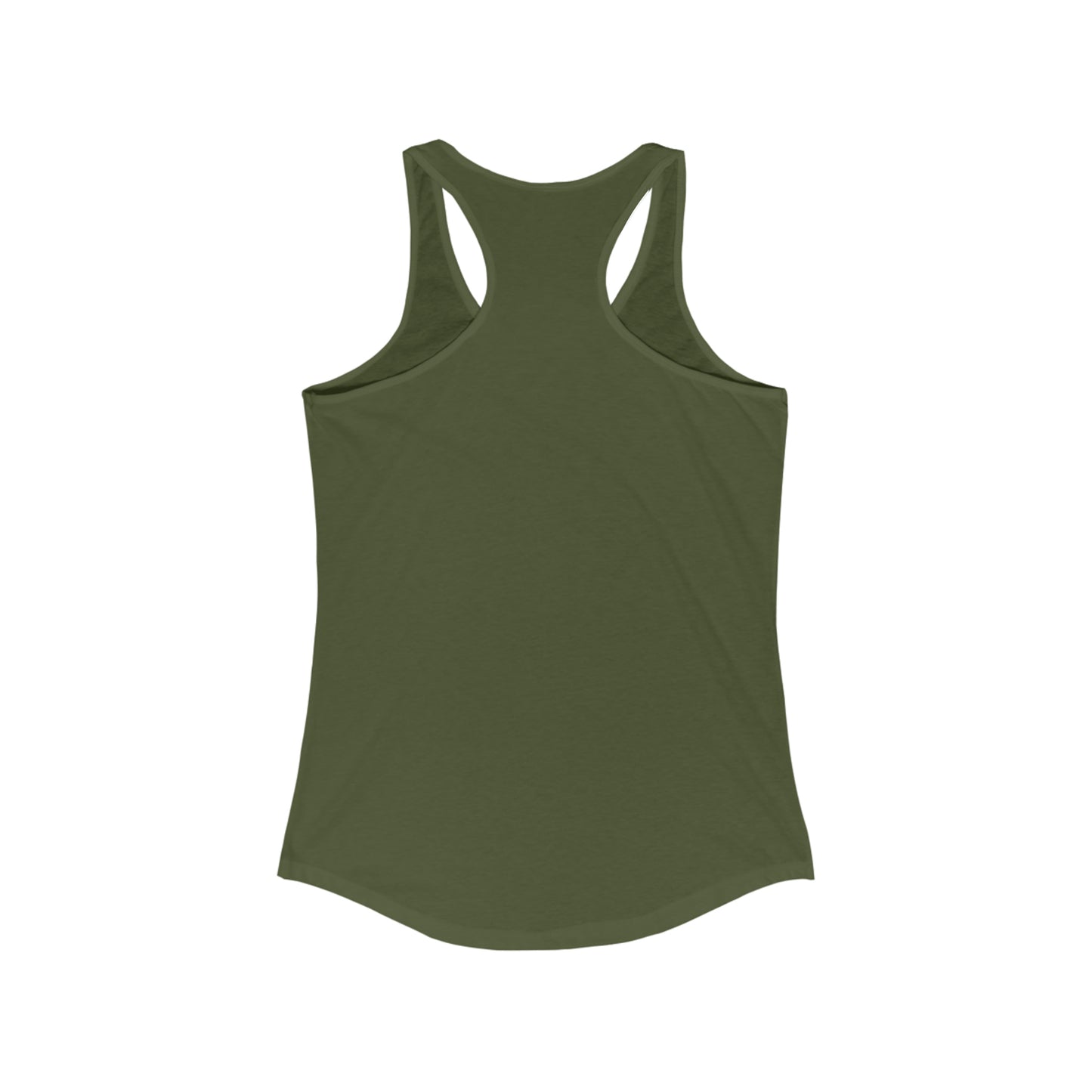 Sedona Green Rust Orange Women's Ideal Racerback Tank