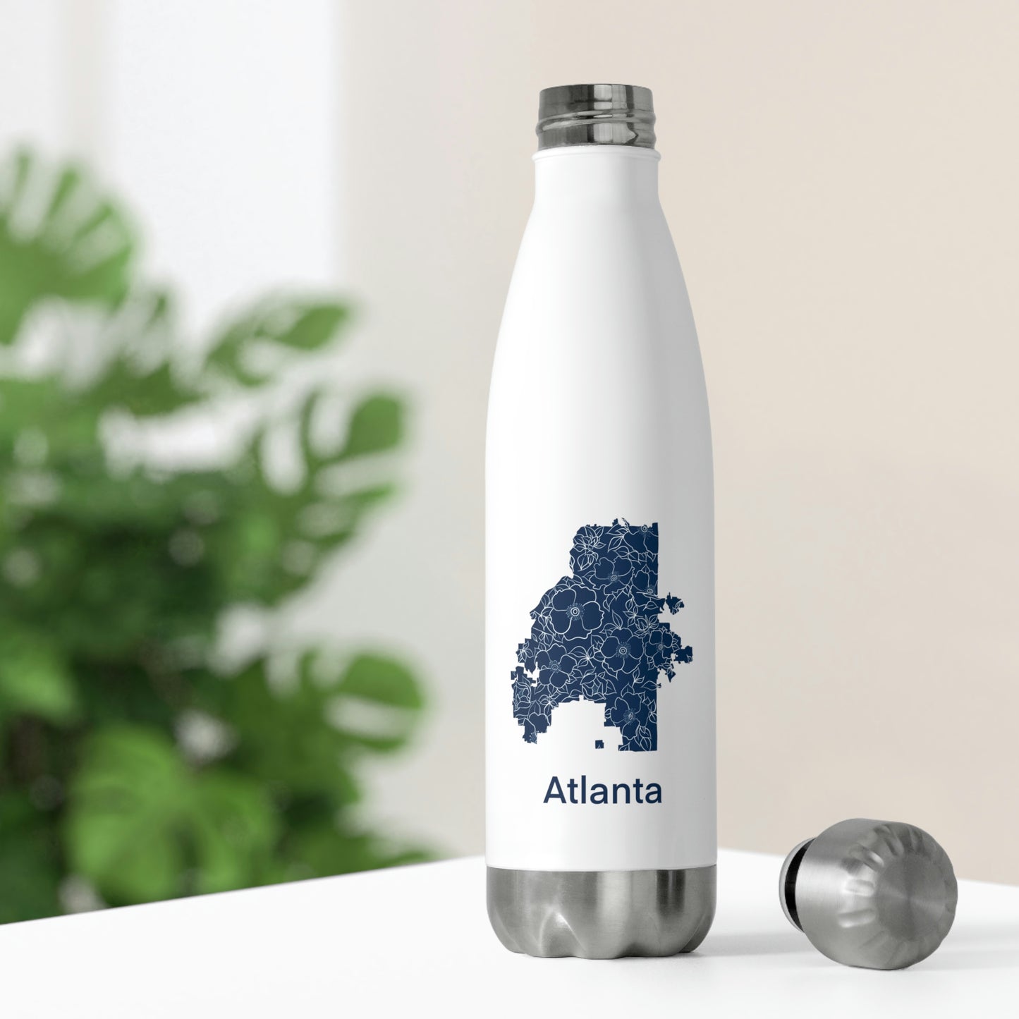 Flowering Atlanta Blue 20oz Insulated Bottle