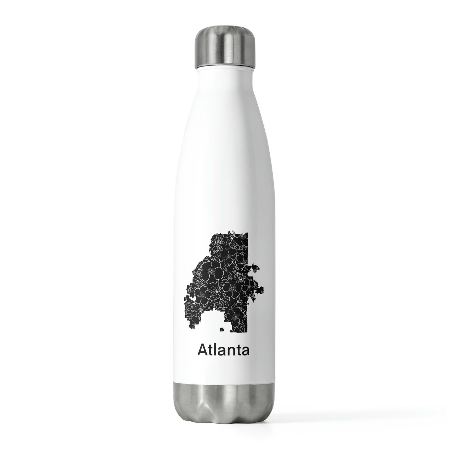 Flowering Atlanta Black 20oz Insulated Bottle