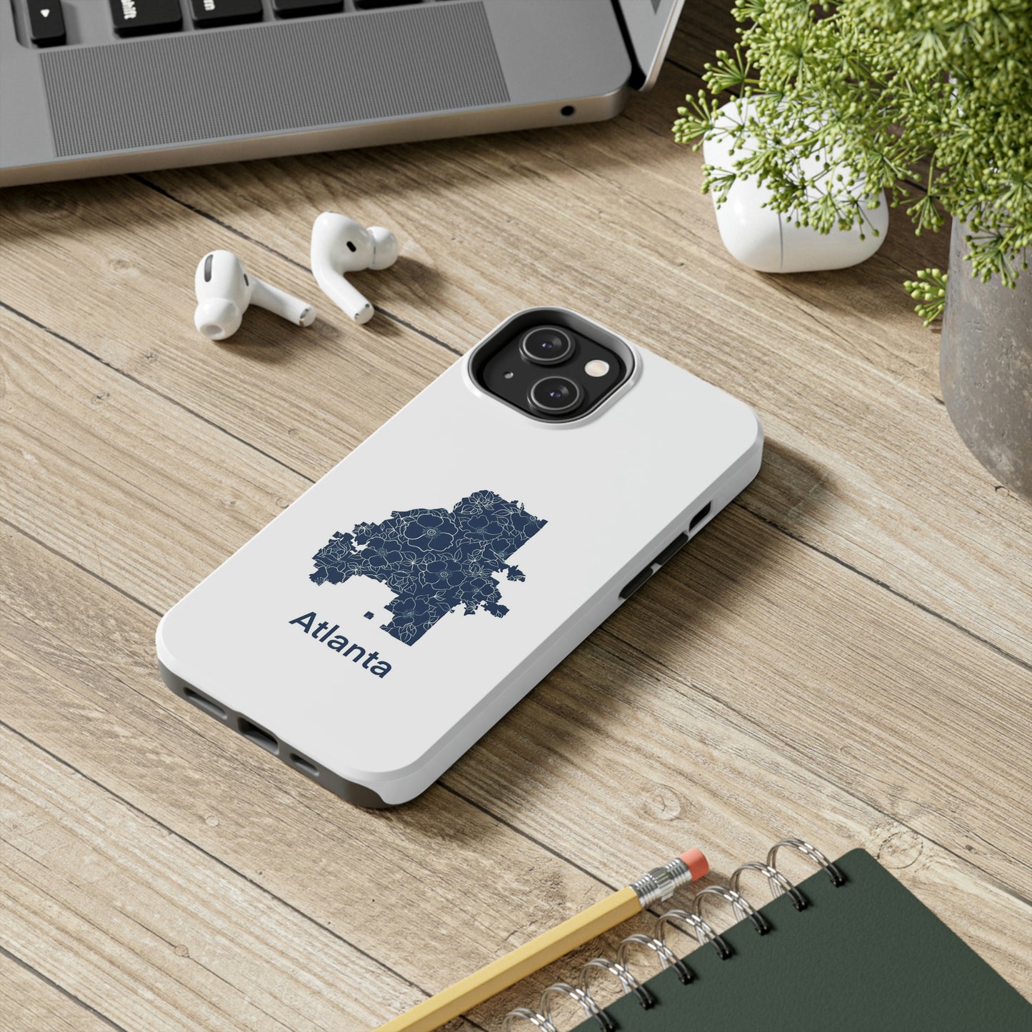 Flowering Atlanta Tough Phone Case-Mate